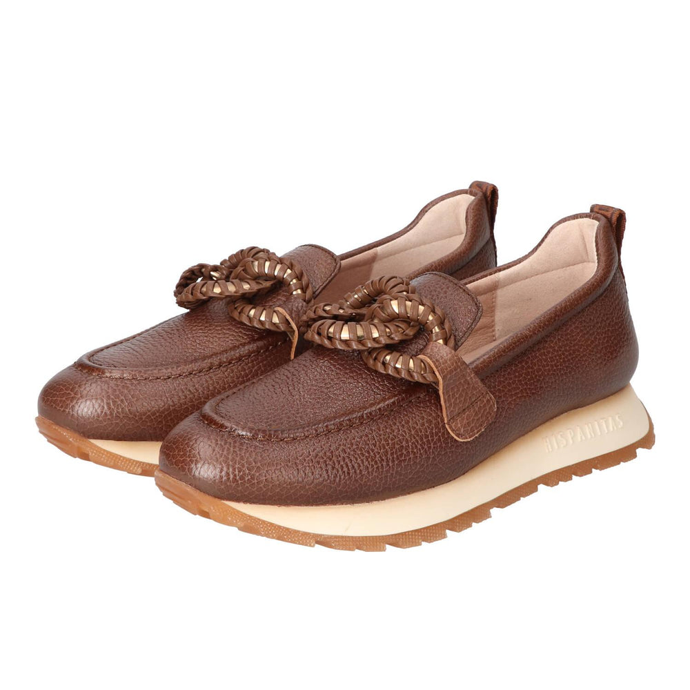Chaussures à enfiler, Marron foncé