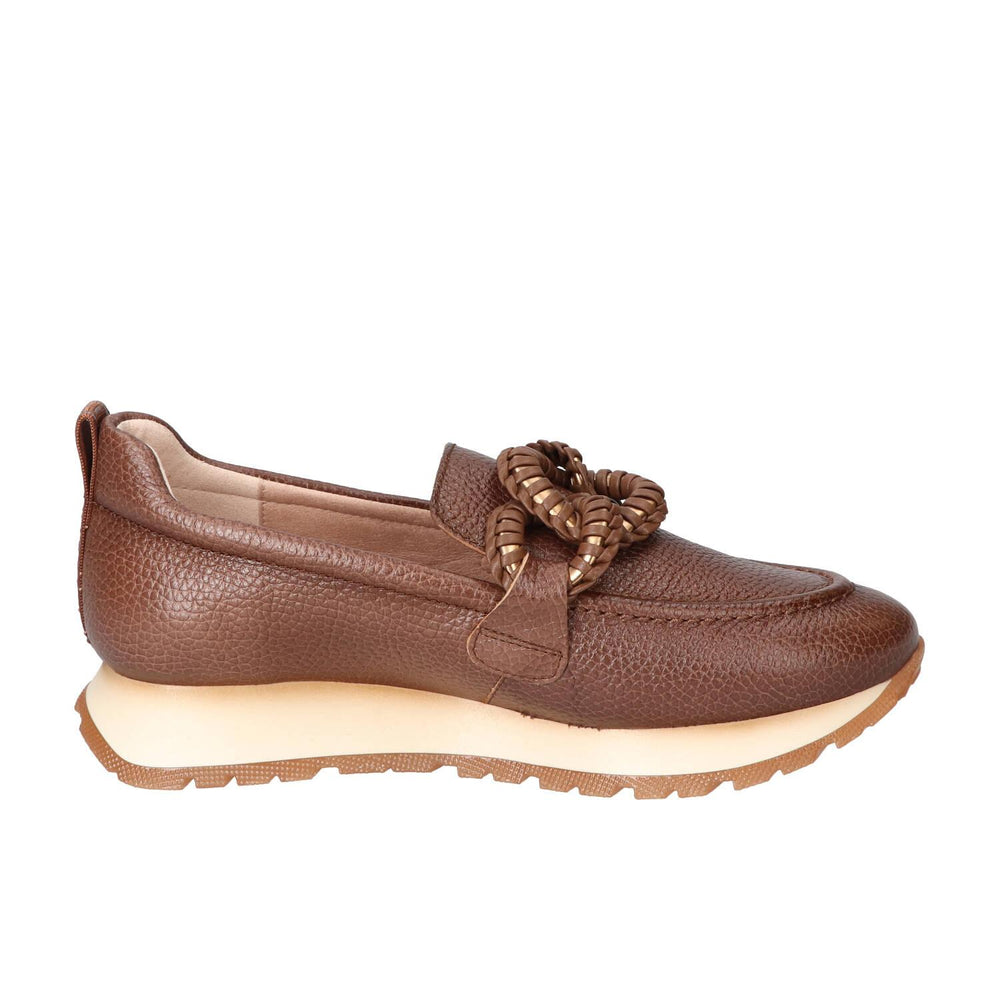 Chaussures à enfiler, Marron foncé