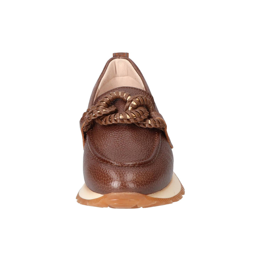 Chaussures à enfiler, Marron foncé