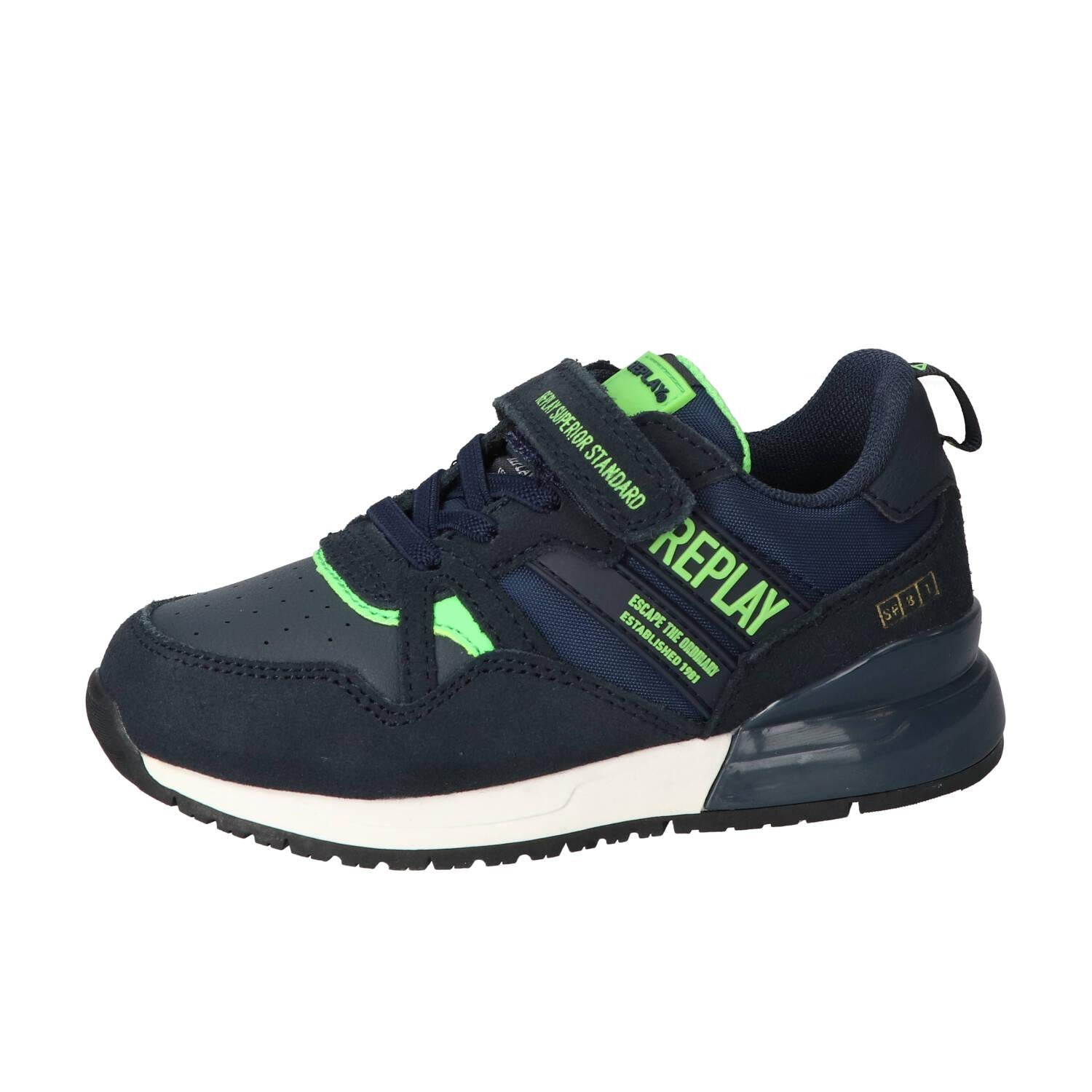 Chaussures à lacets, Bleu