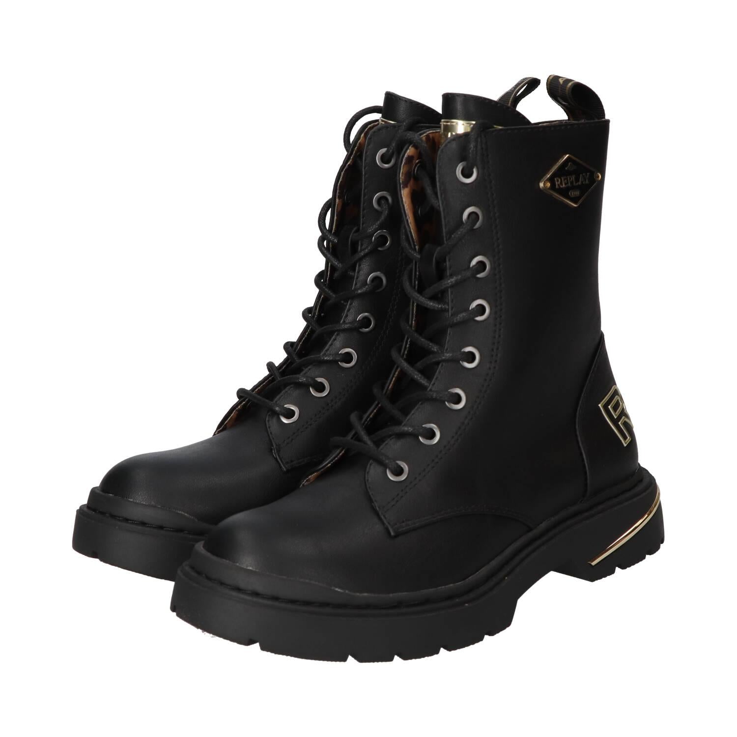 Veterschoenen, Zwart