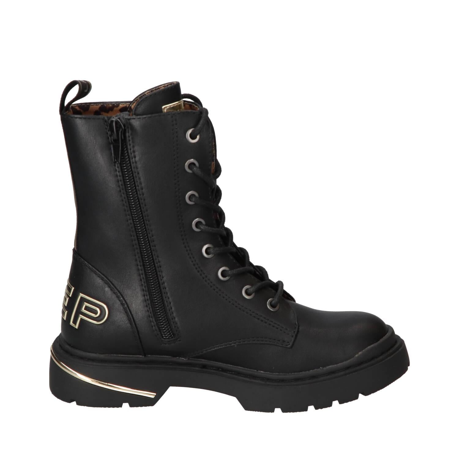 Veterschoenen, Zwart