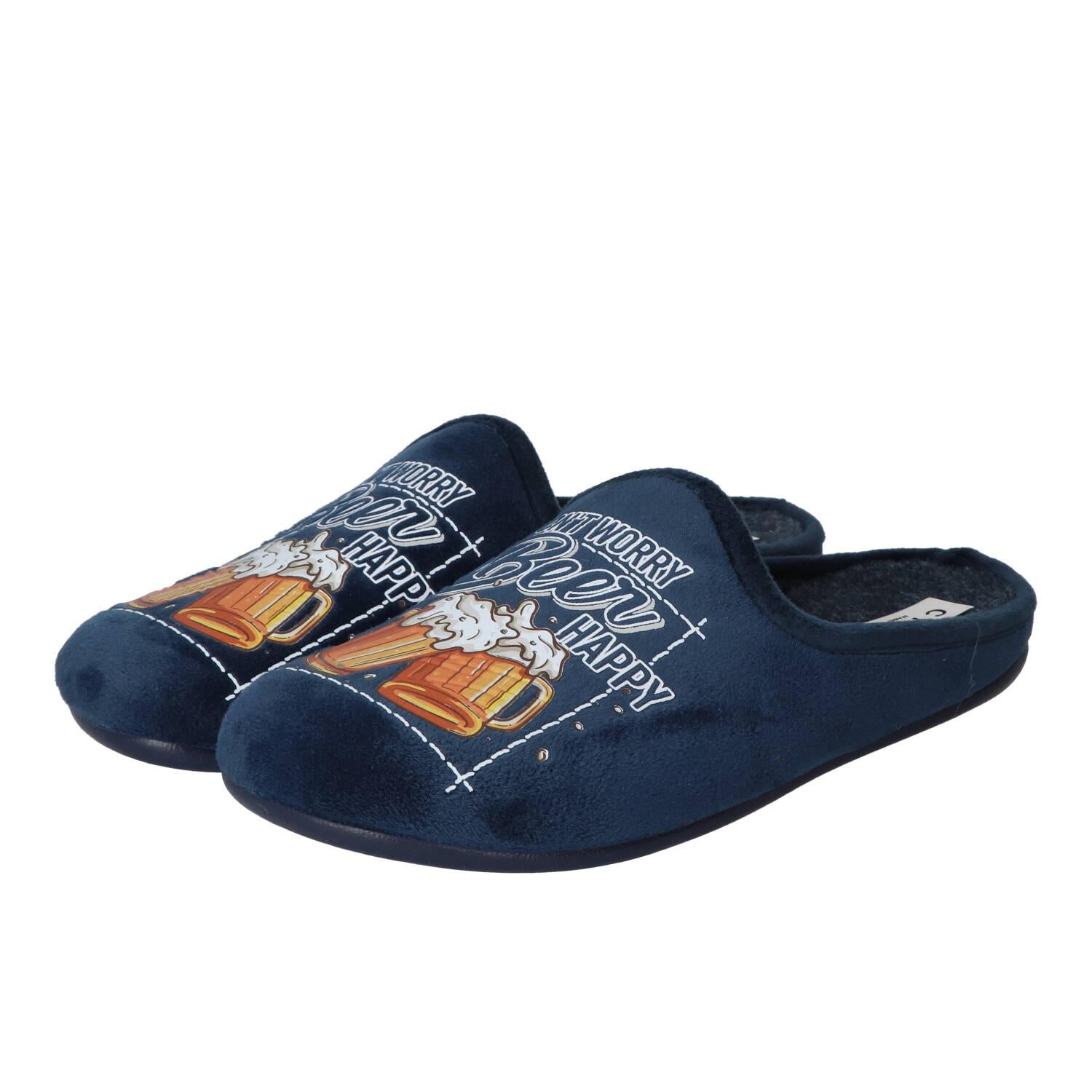 Pantoffels, Blauw