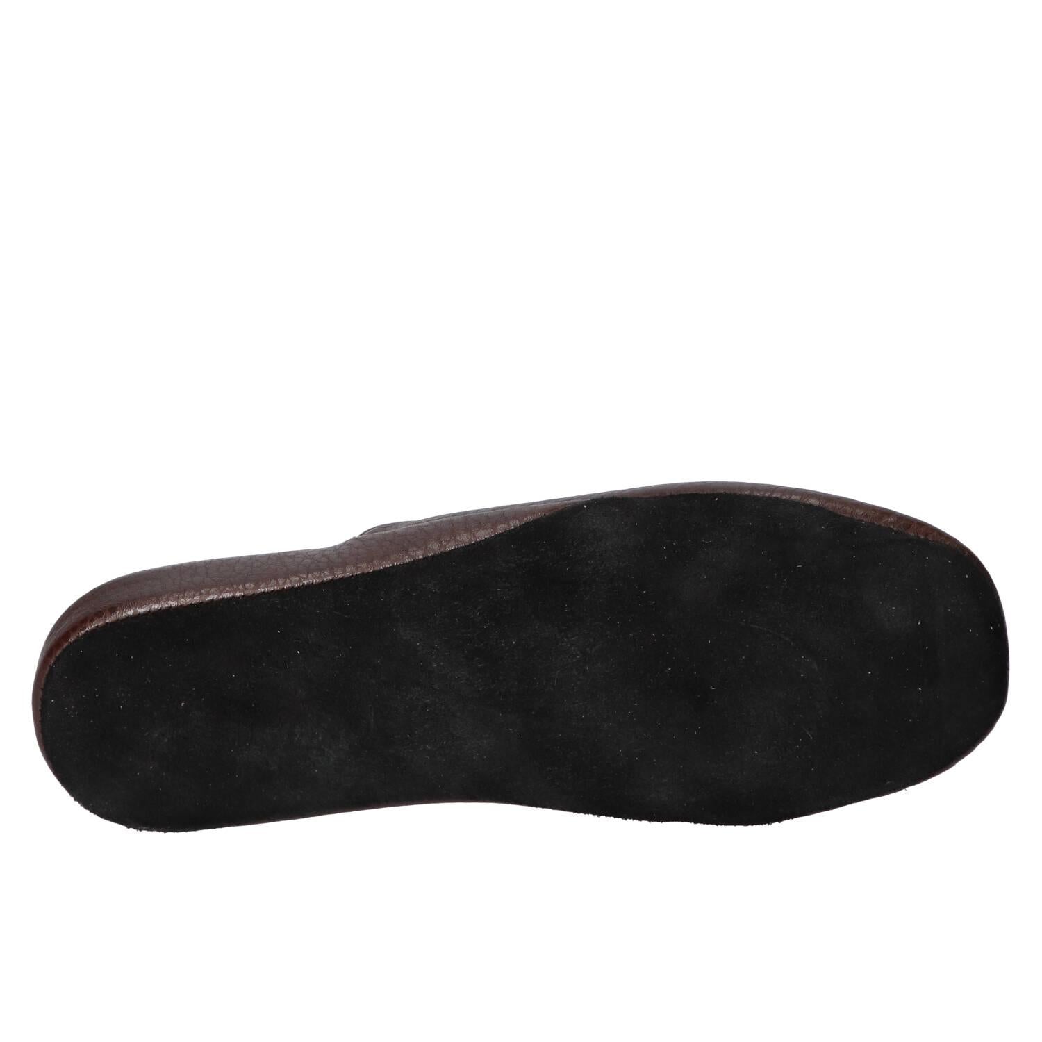 Pantoffels, Donkerbruin
