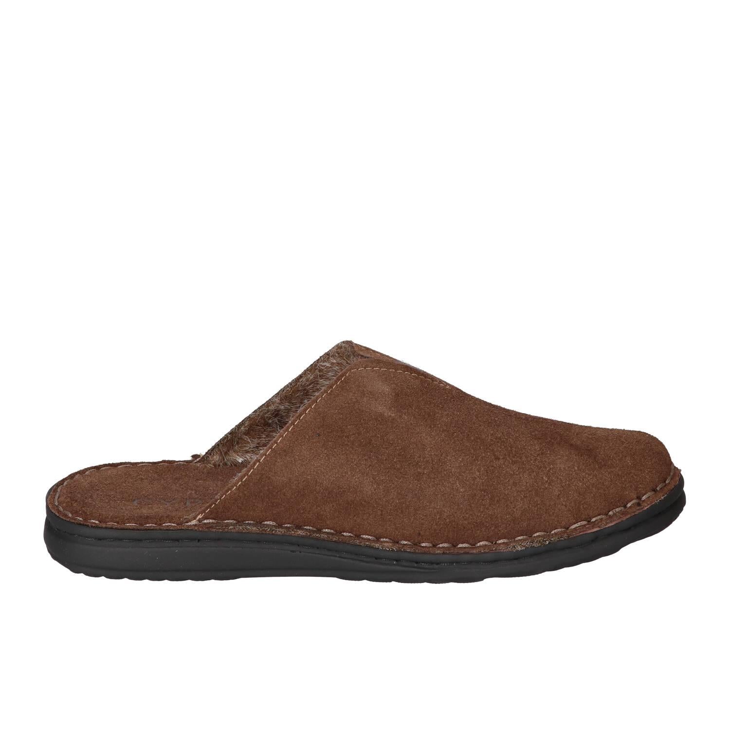 Pantoffels, Donkerbruin