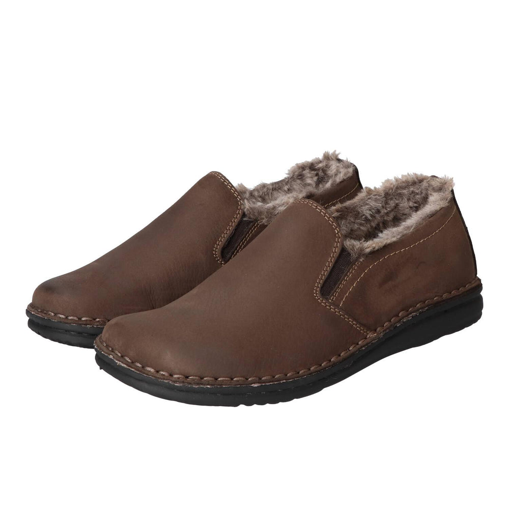 Chaussons, marron foncé
