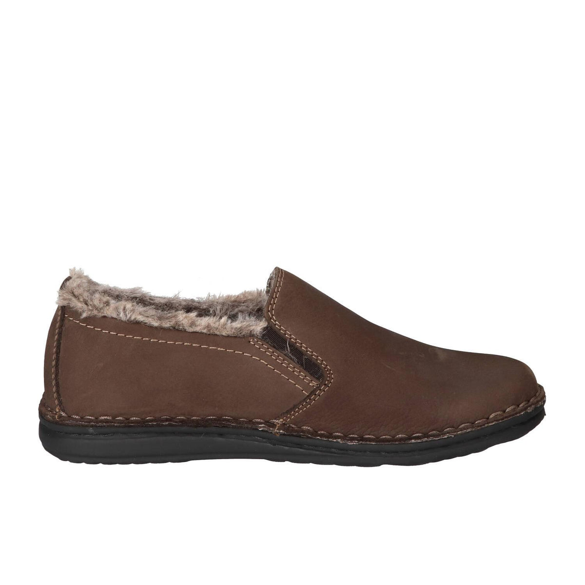 Pantoffels, Donkerbruin