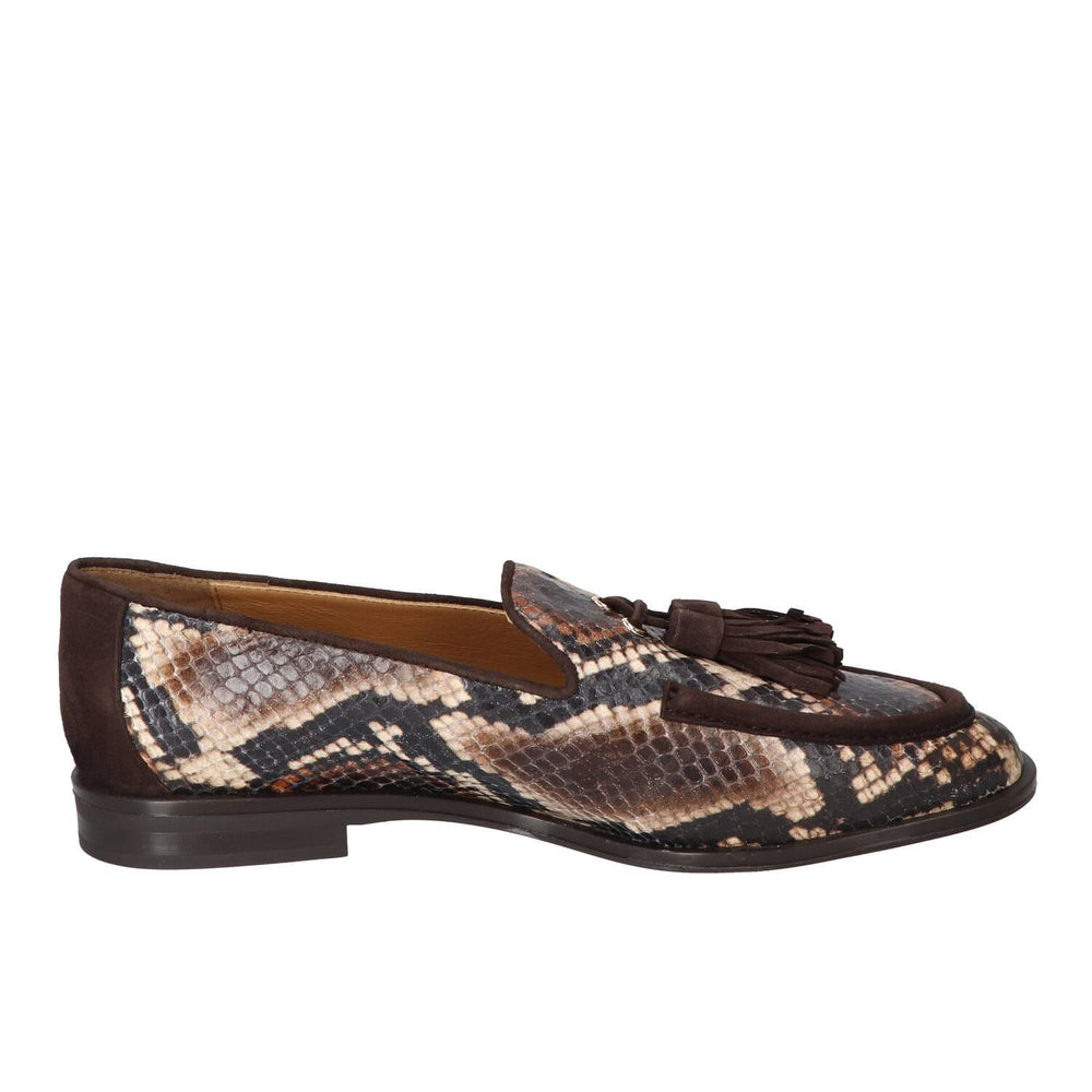 Chaussures à enfiler, Marron foncé