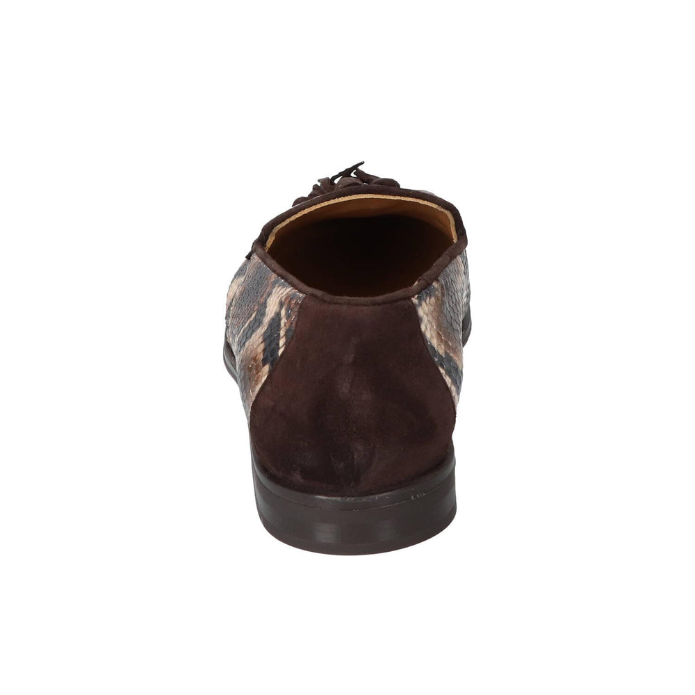 Chaussures à enfiler, Marron foncé