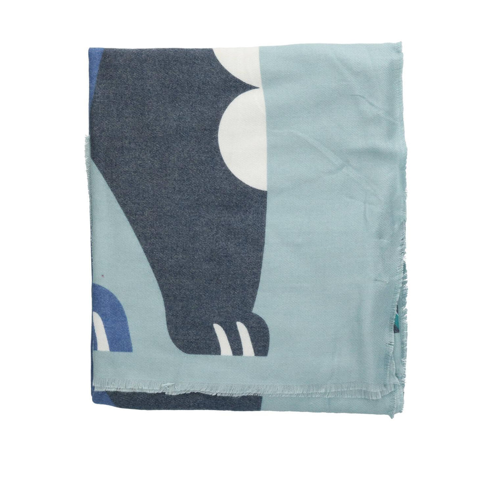 Sjaals, Blauw