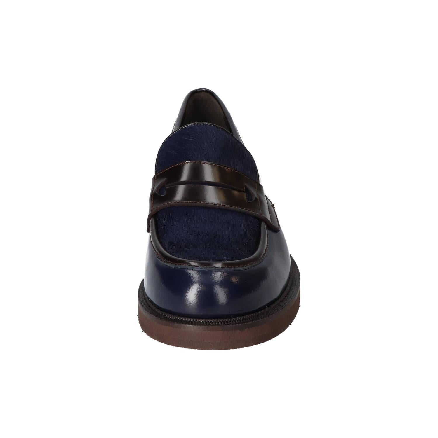 Chaussures à enfiler, Bleu