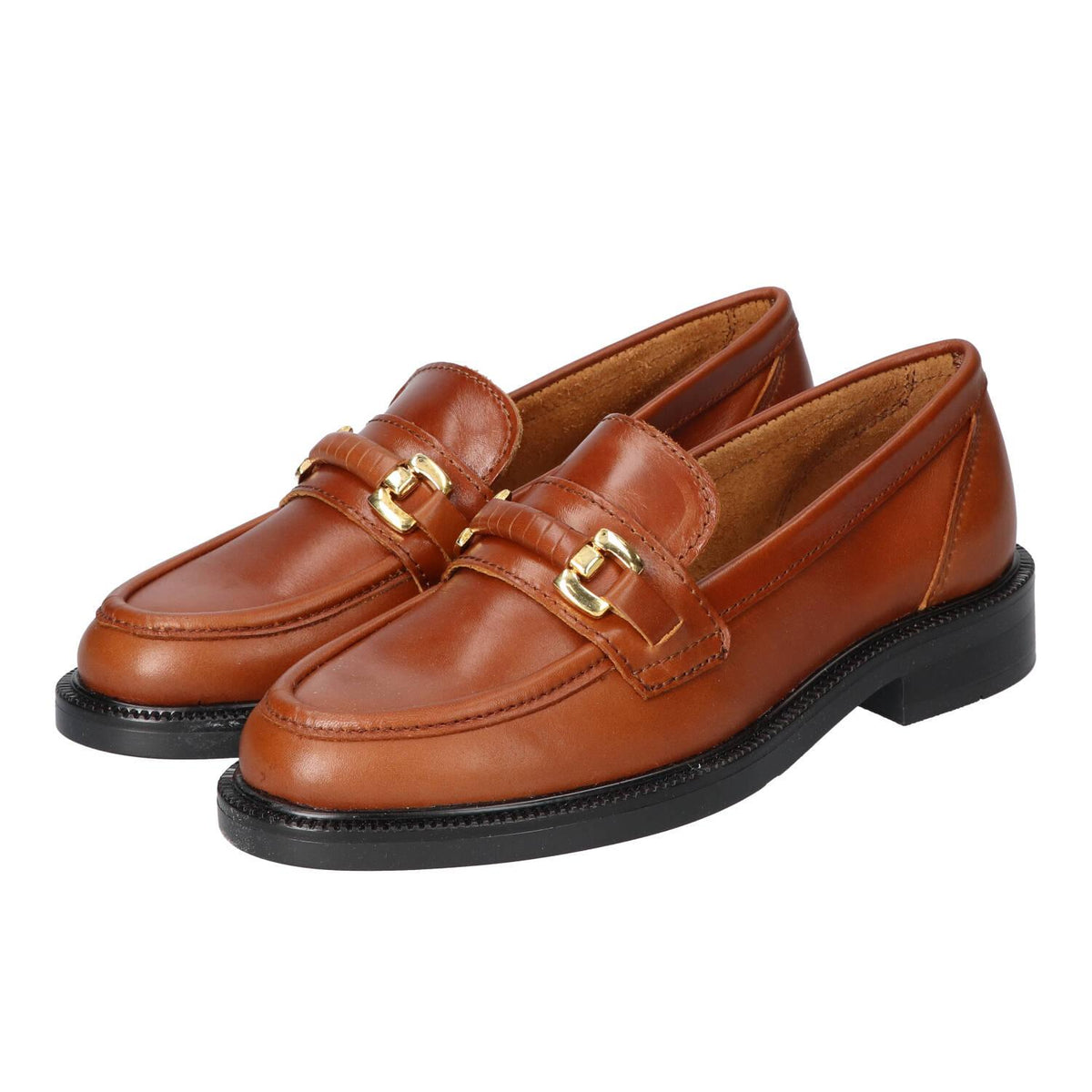 Chaussures à enfiler, Cognac