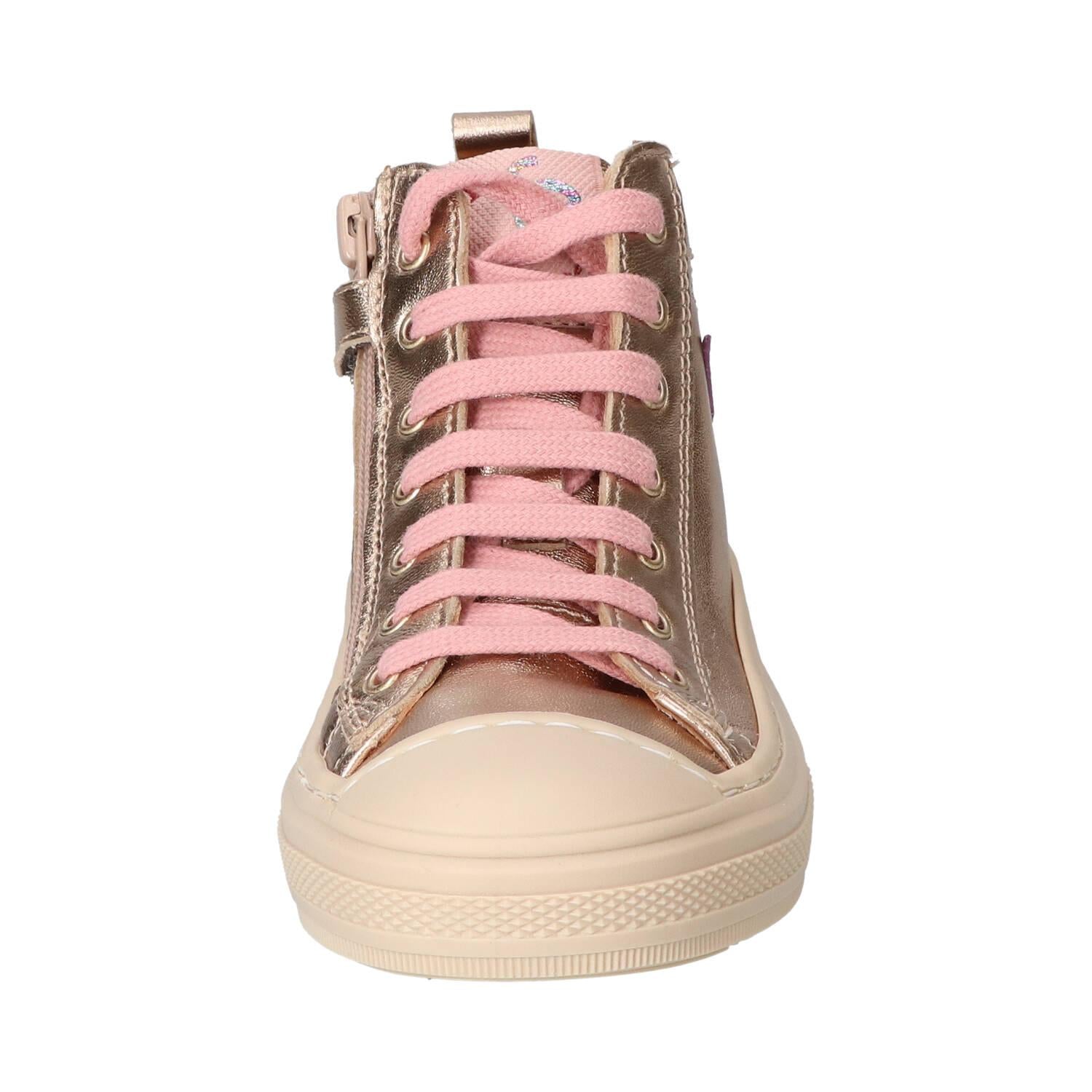 Chaussures à lacets, Doré