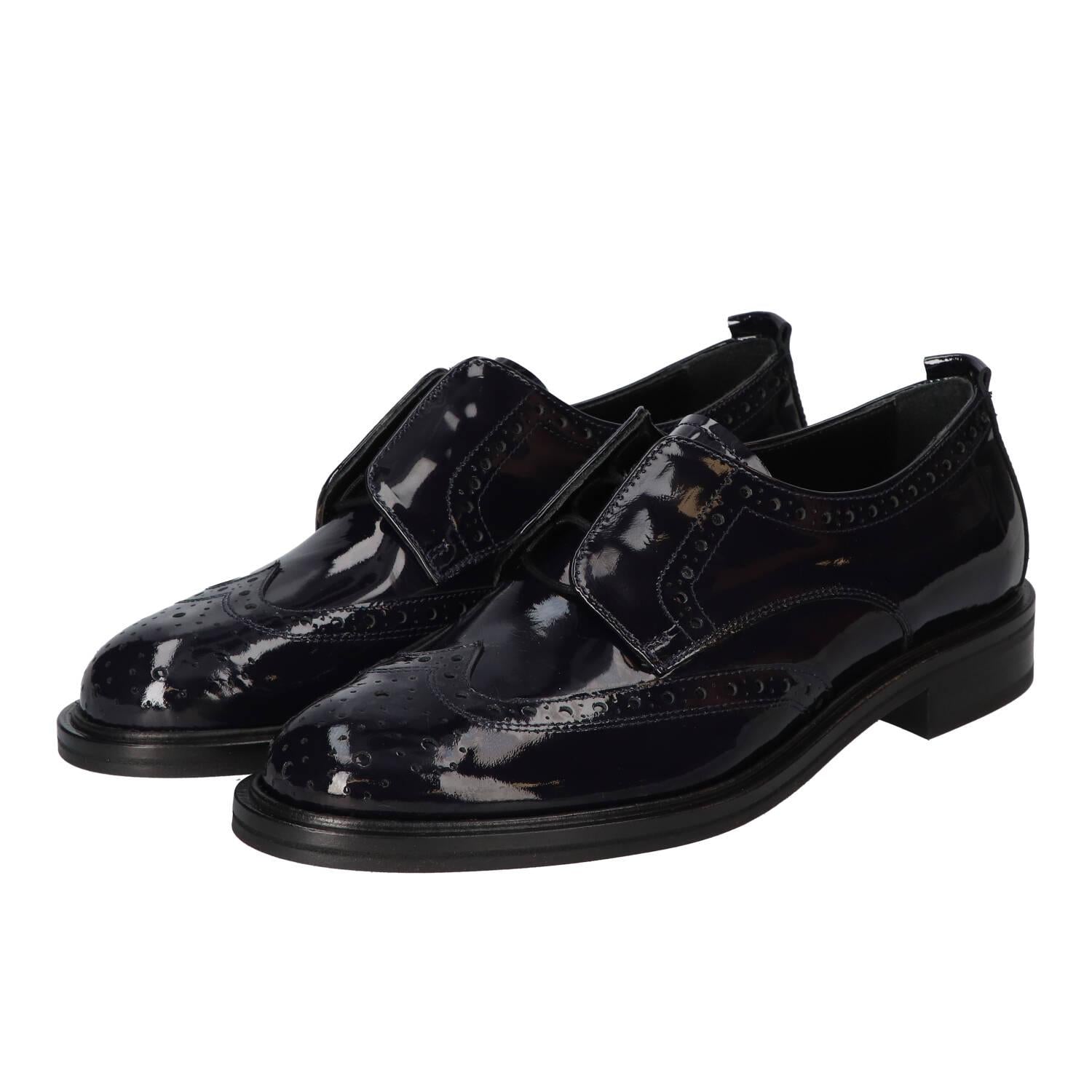 Chaussures à lacets, Bleu