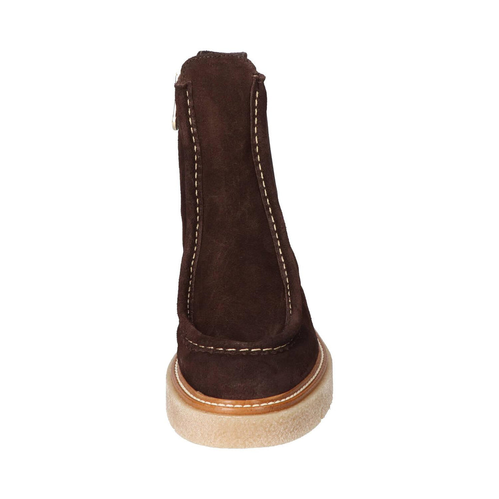 Bottines, marron foncé