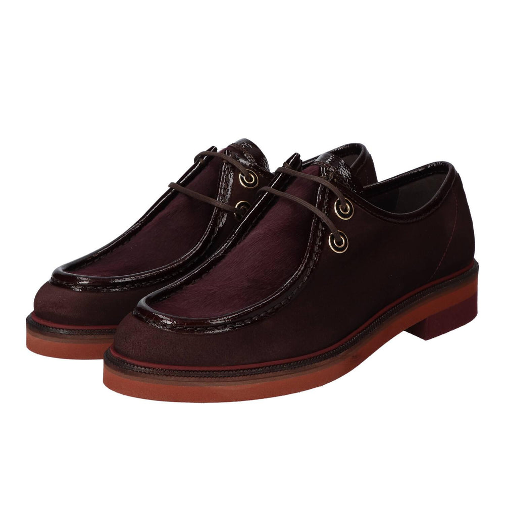 Veterschoenen, Bordeaux