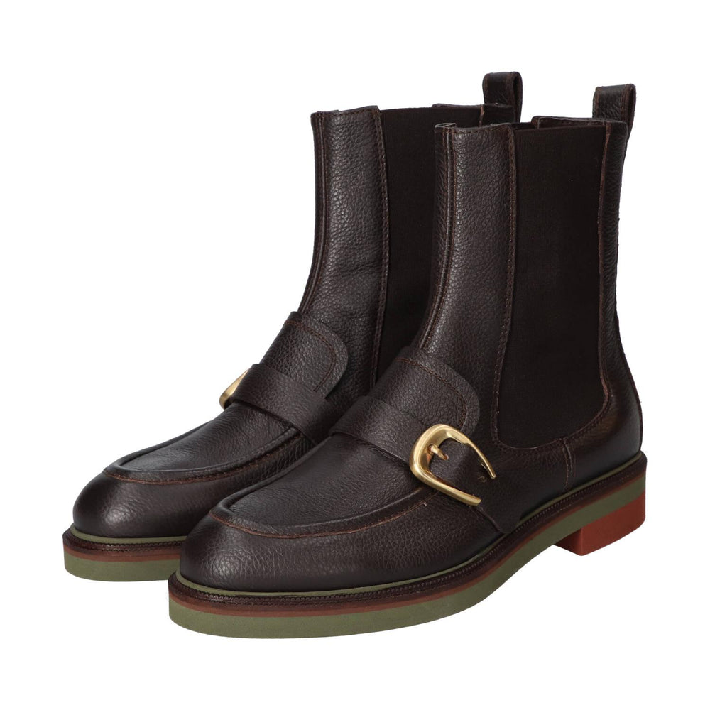 Booties, Donkerbruin