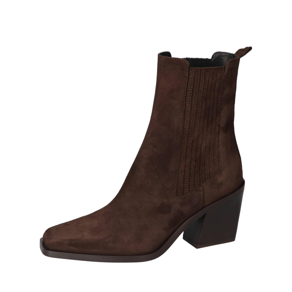 Bottines, marron foncé