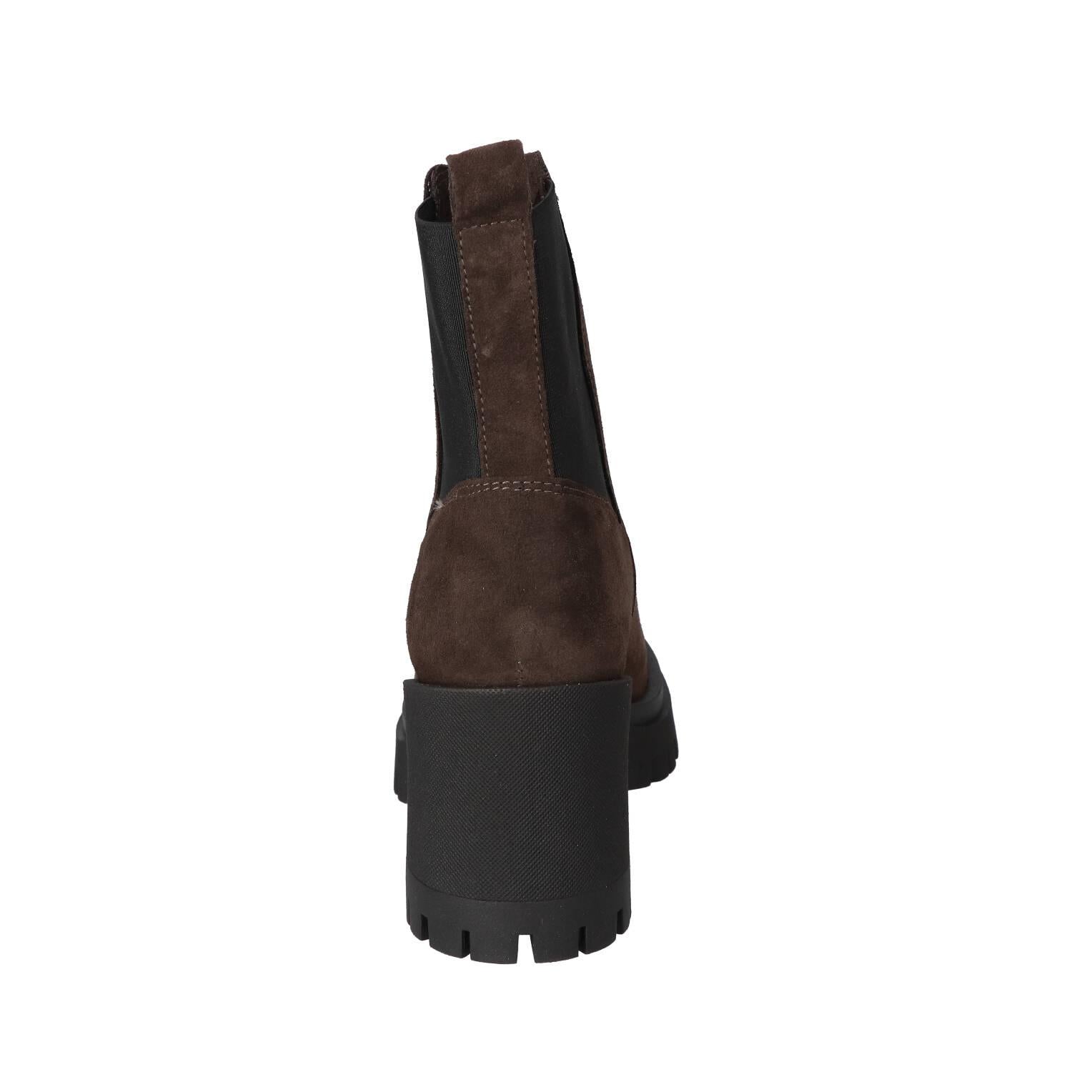 Bottines, marron foncé