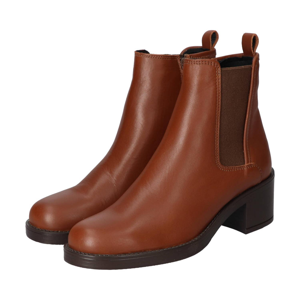 Booties, Cognac