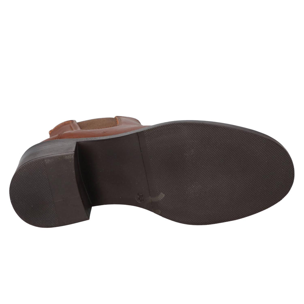 Booties, Cognac