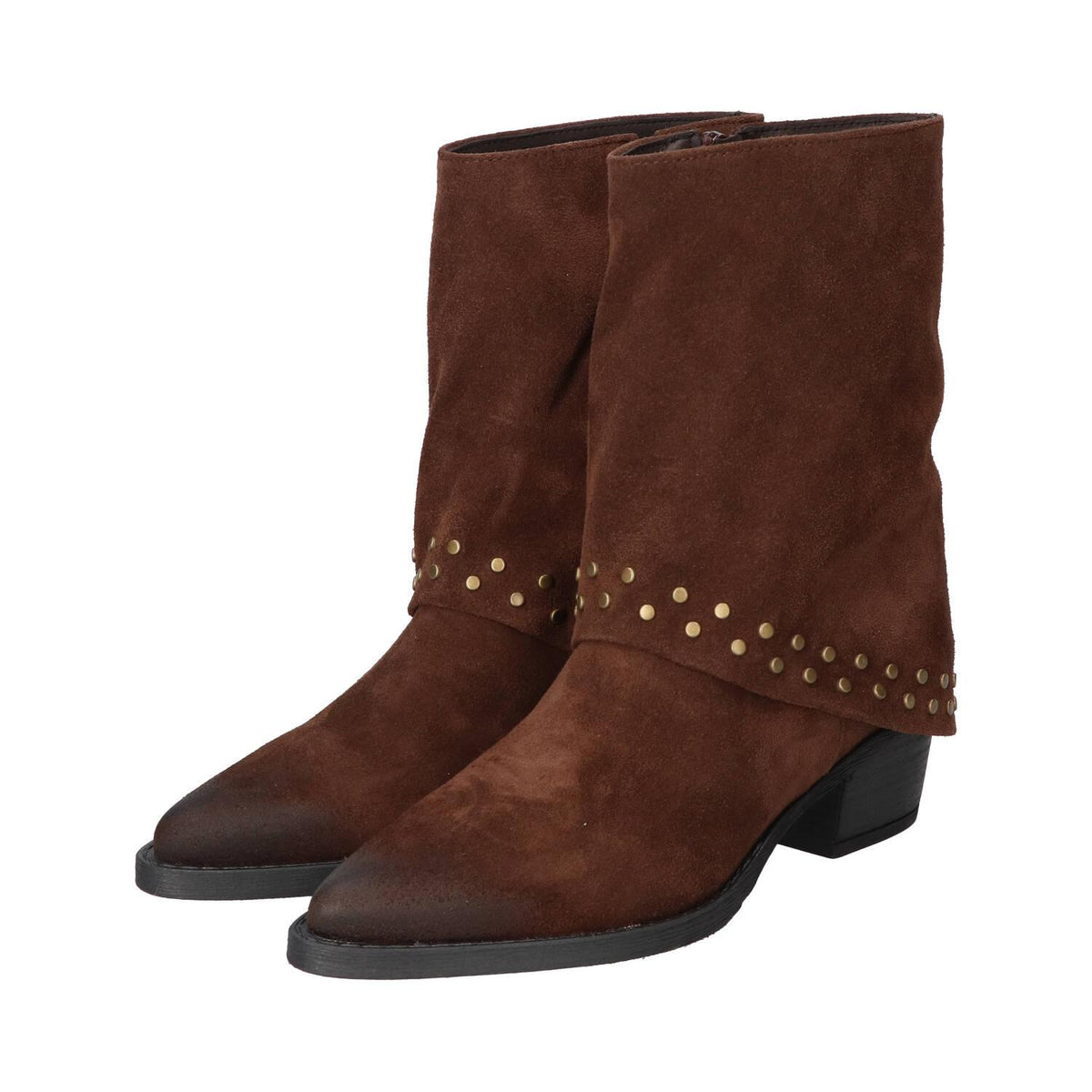 Bottines, marron foncé