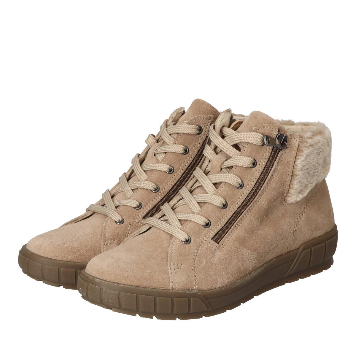Booties, Lichtbeige