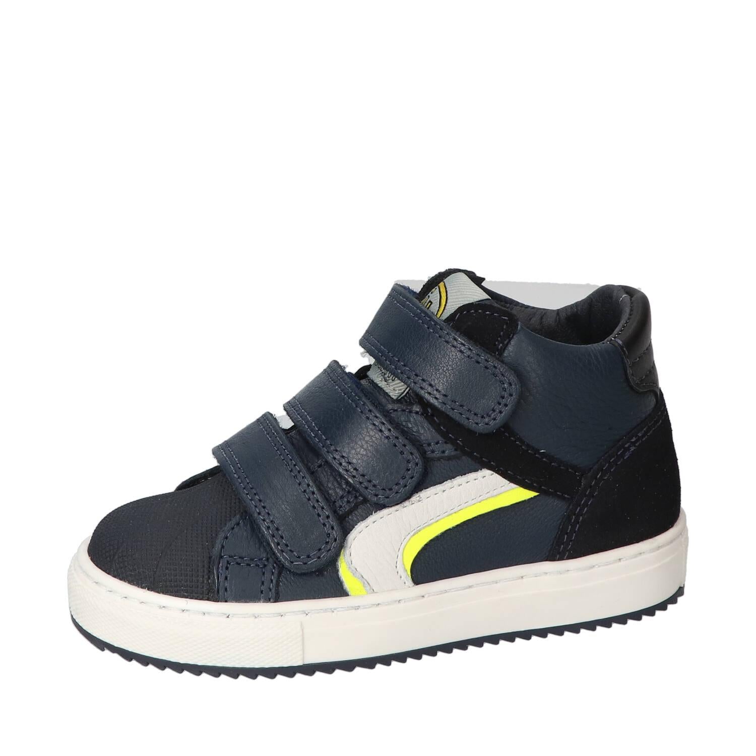 Baskets Velcro, bleu
