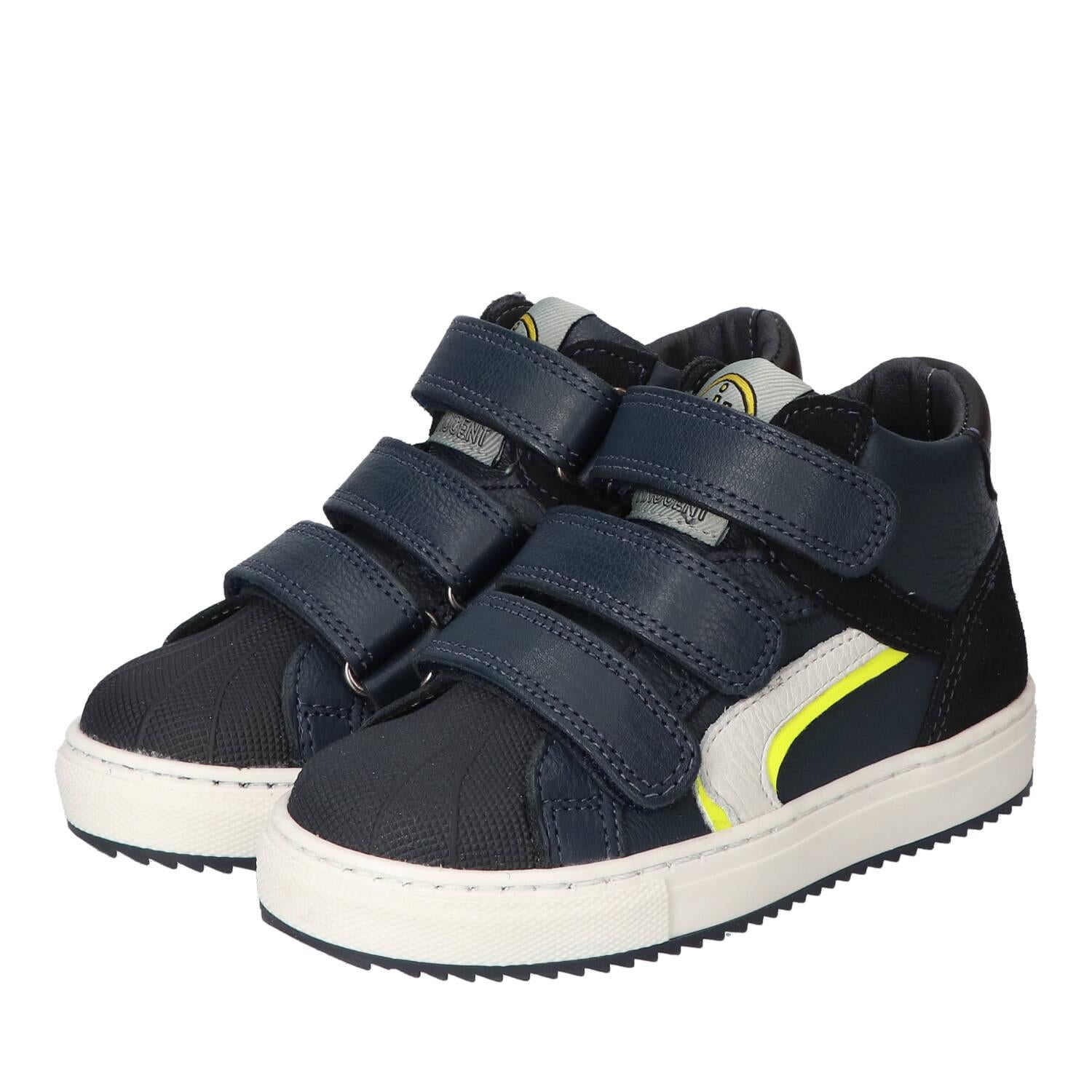 Baskets Velcro, bleu