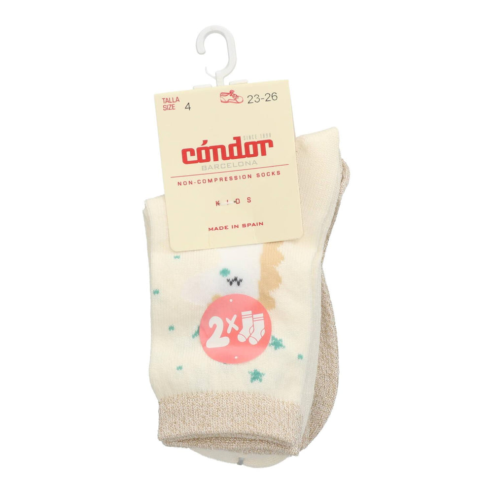 Chaussettes, beige clair