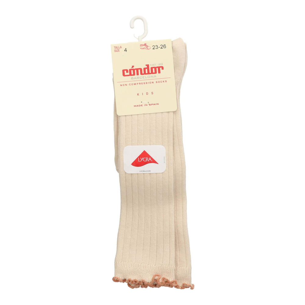 Chaussettes, beige clair