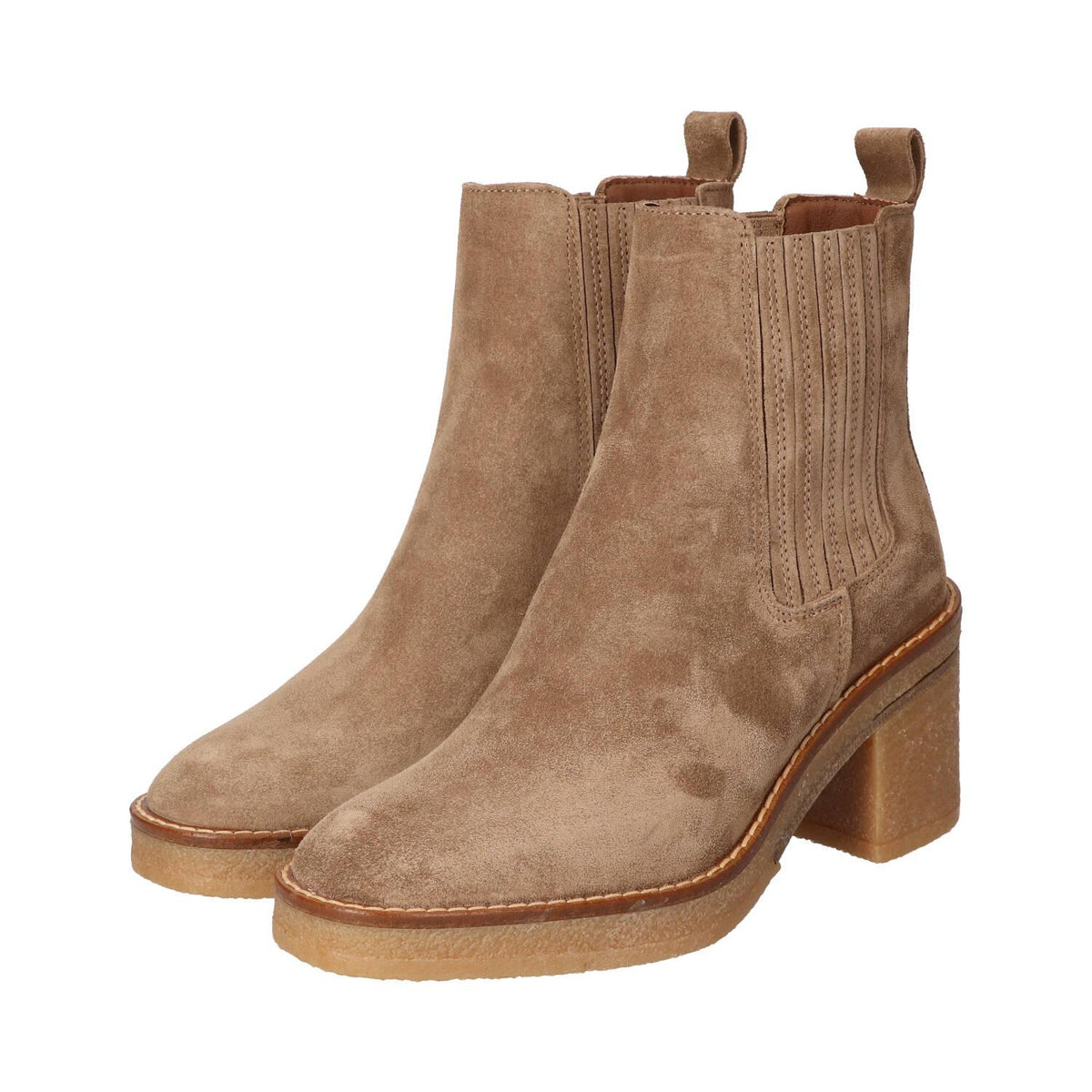 Booties, Taupe