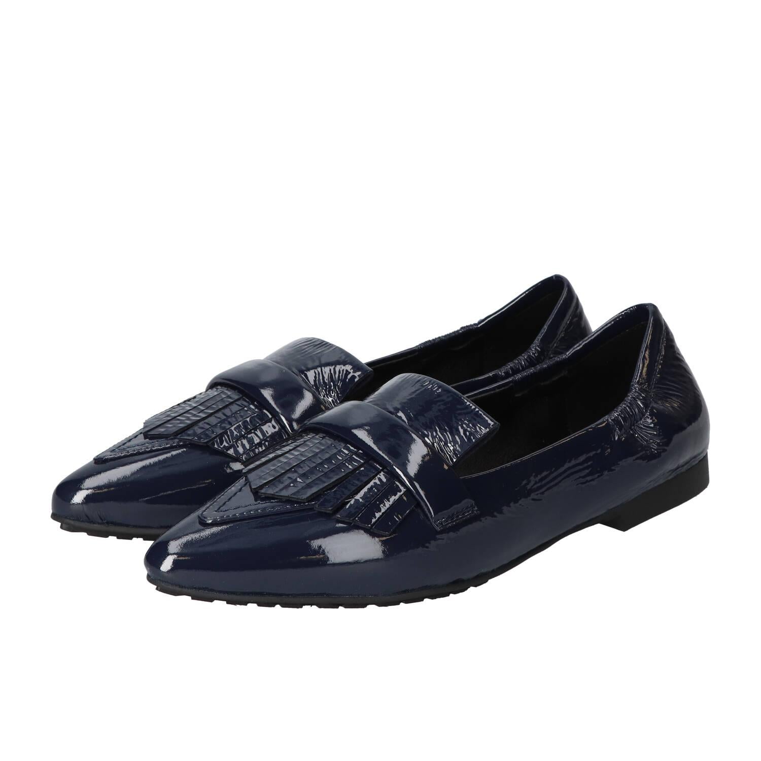 Chaussures à enfiler, Bleu