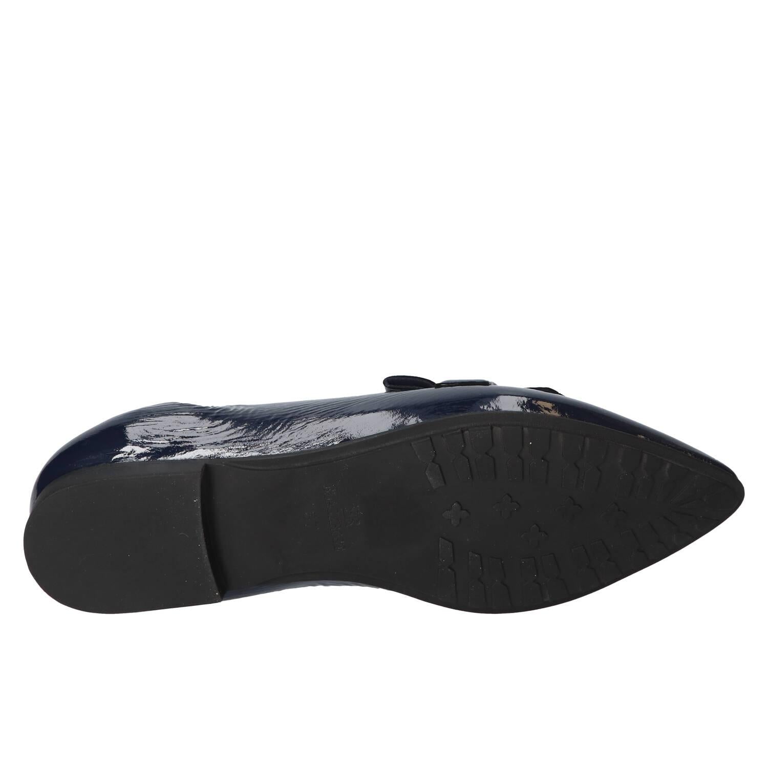 Chaussures à enfiler, Bleu