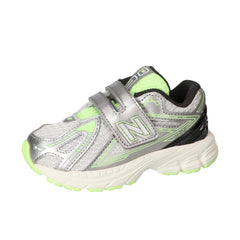 Baskets Velcro, Argent