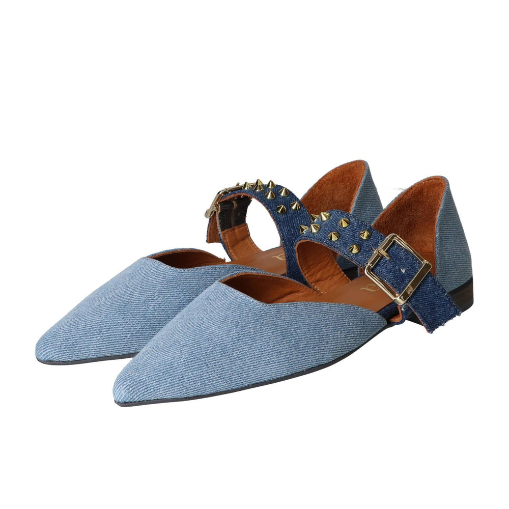 Chaussures à enfiler, bleu clair
