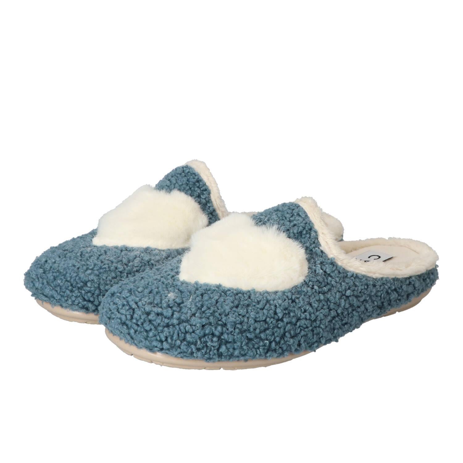 Pantoffels, Blauw