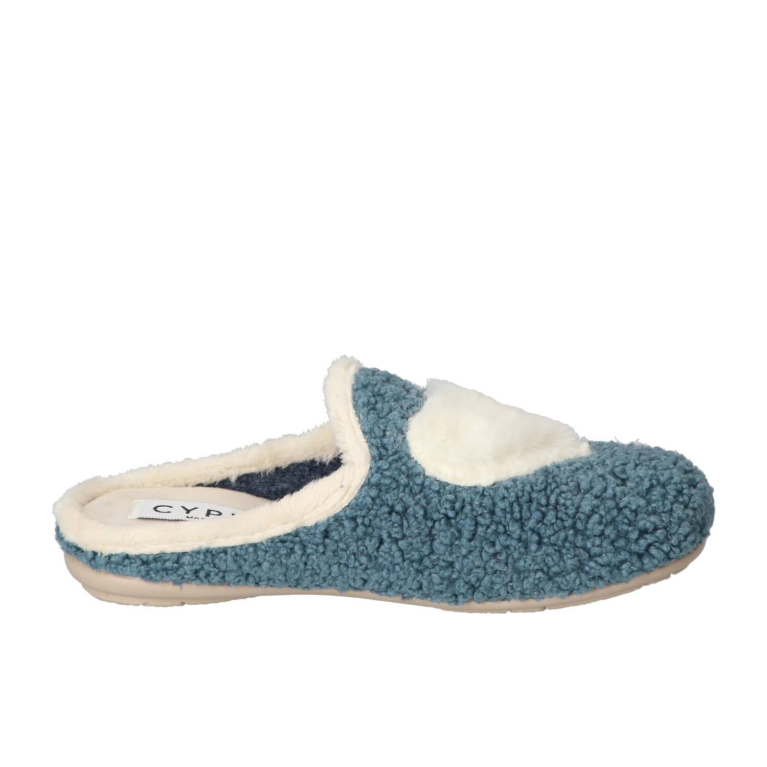 Pantoffels, Blauw
