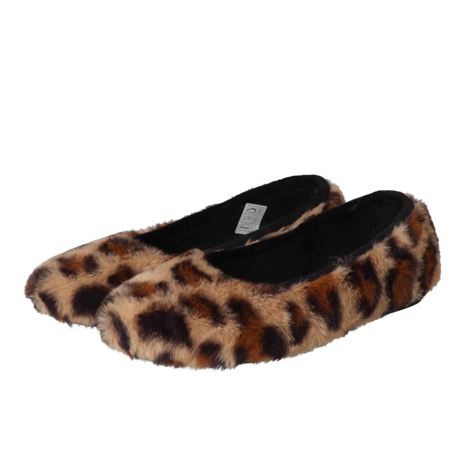 Pantoffels, Donkerbruin