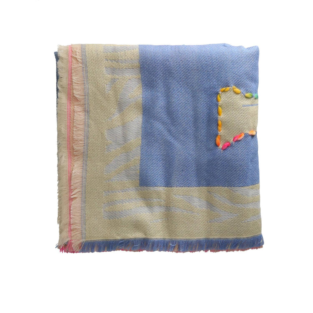 Foulards, bleu clair