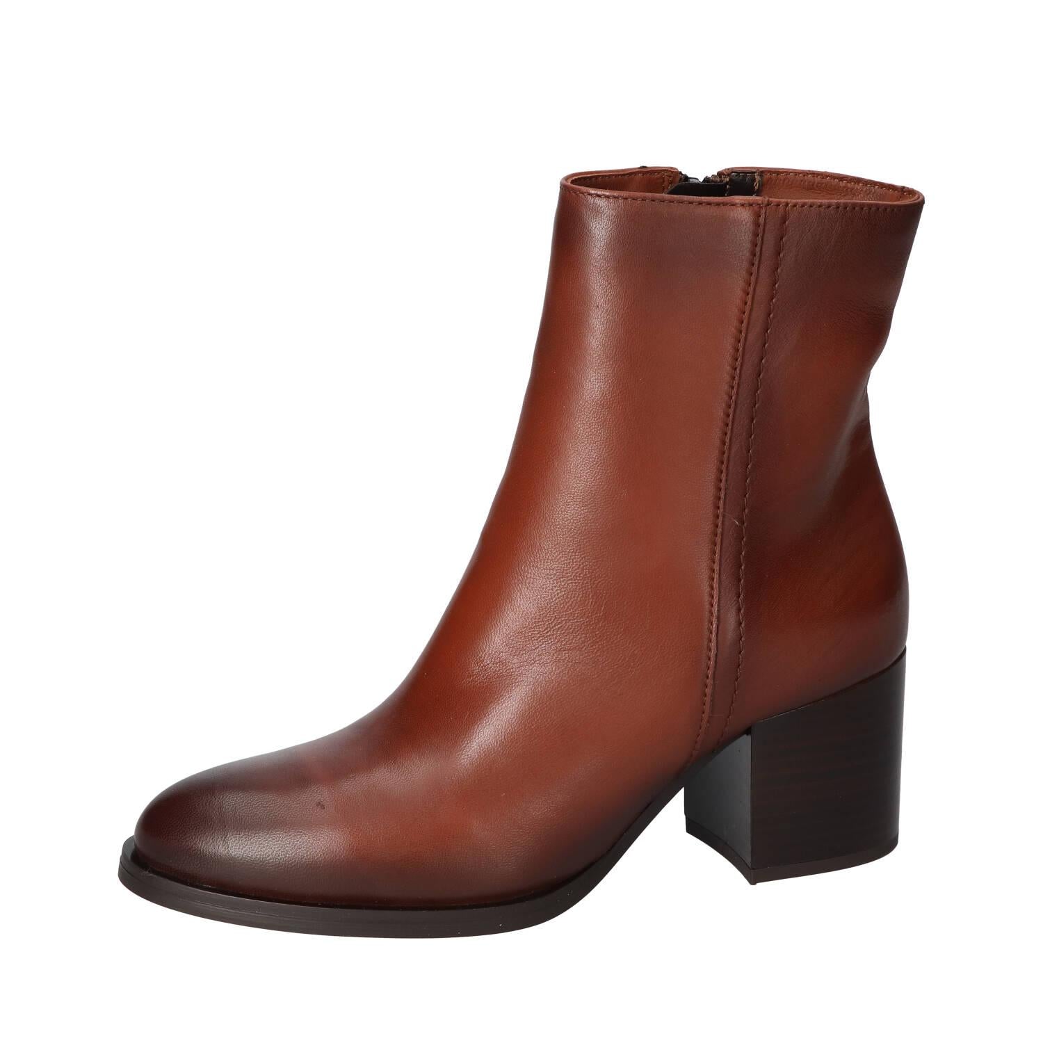 Bottines, marron foncé