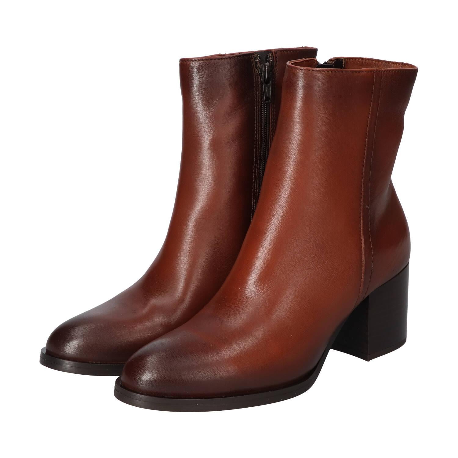 Bottines, marron foncé