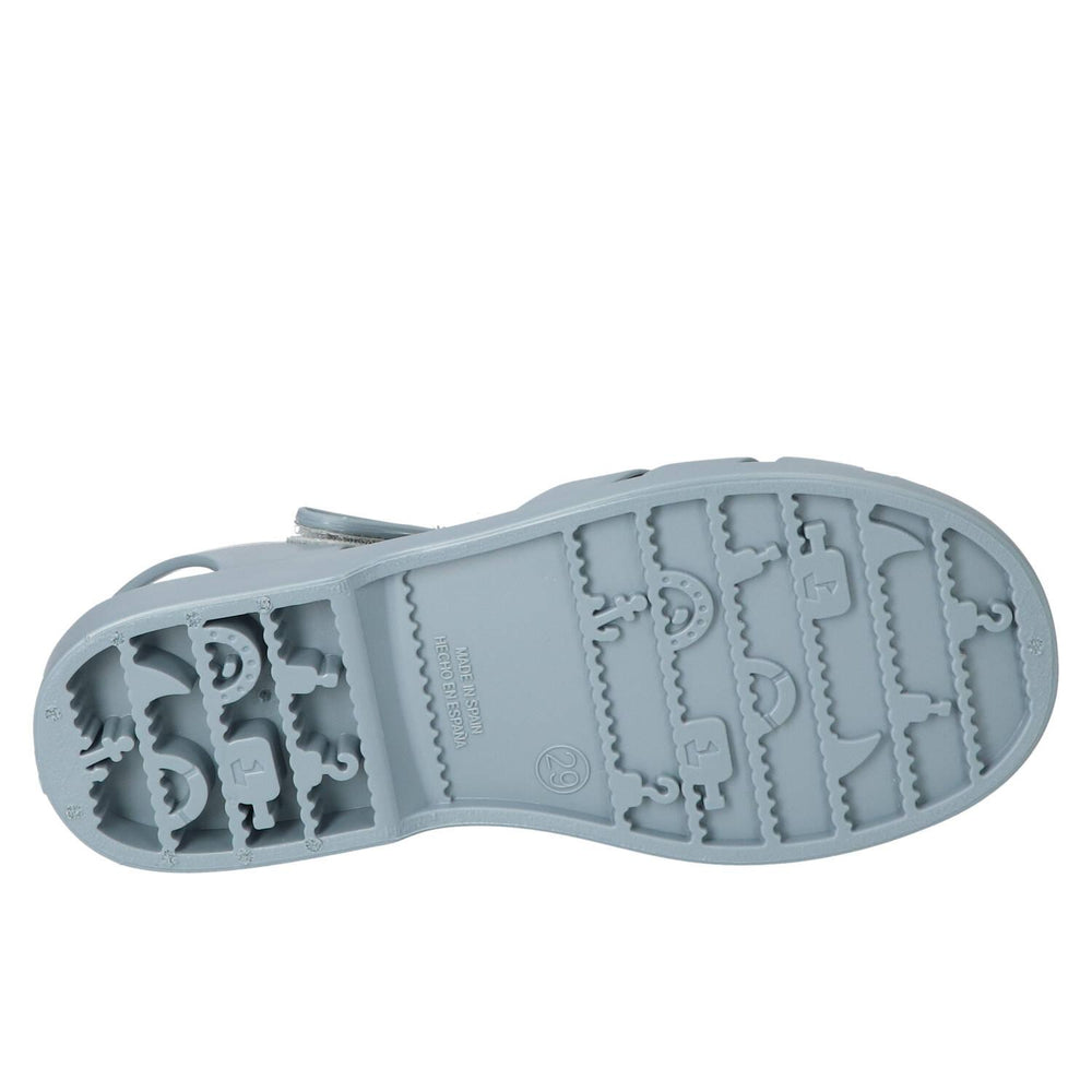 Sandales, bleu clair
