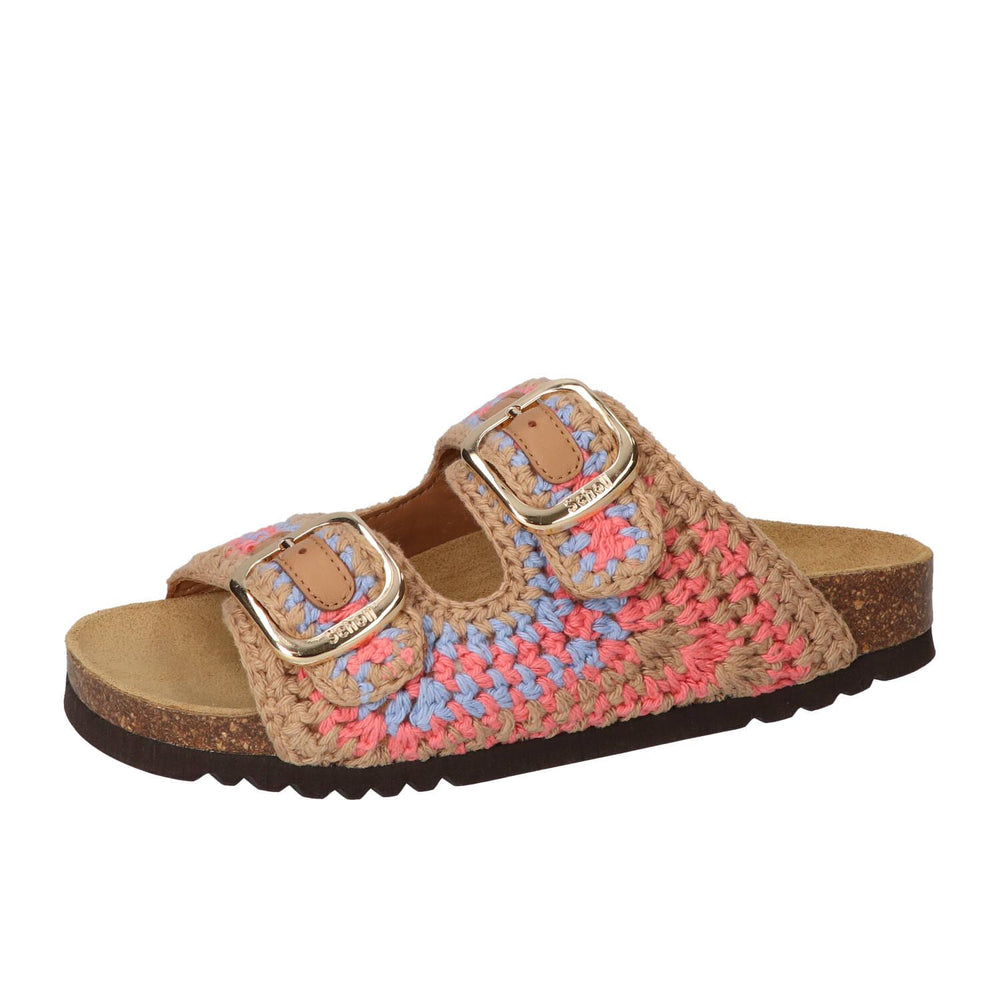 Pantoufles, multicolores