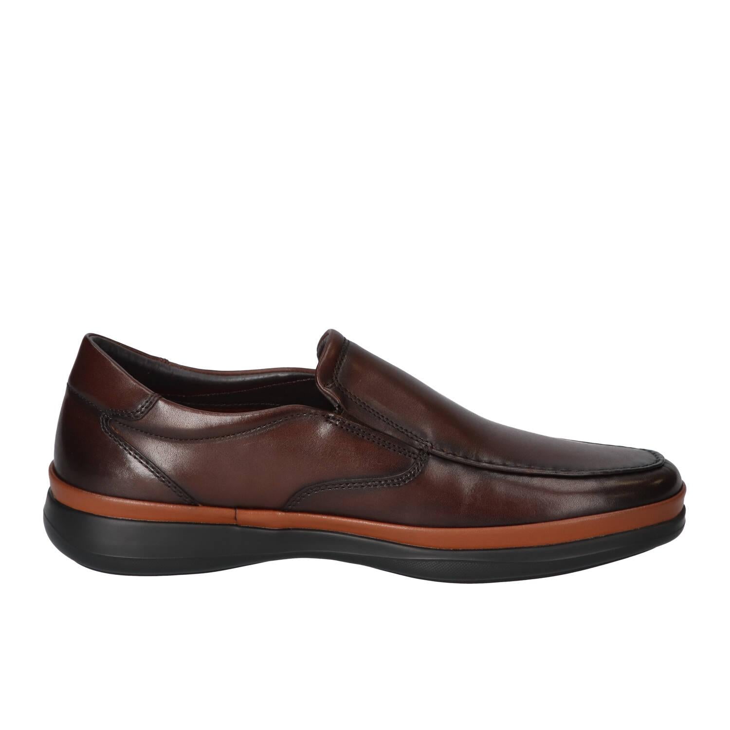 Chaussures à enfiler, Marron foncé