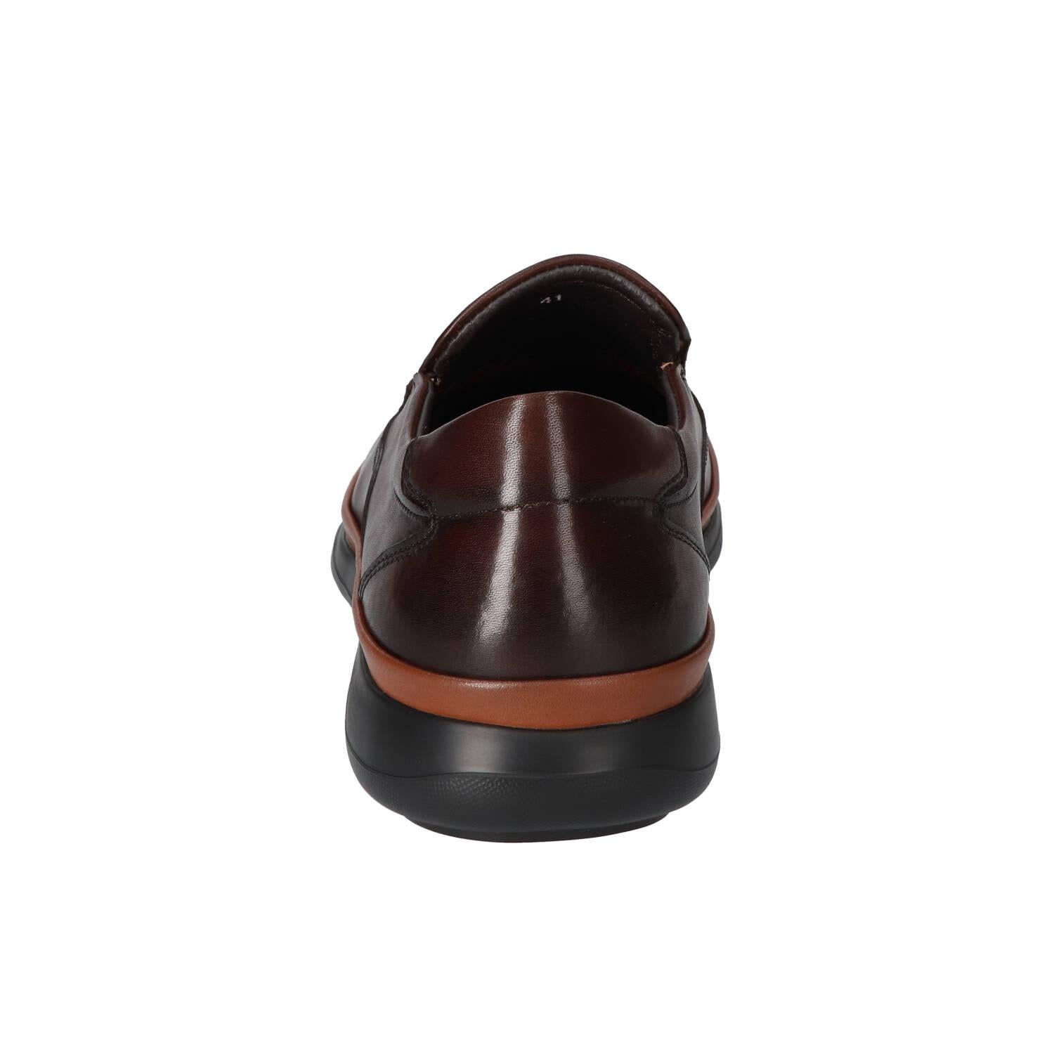 Chaussures à enfiler, Marron foncé