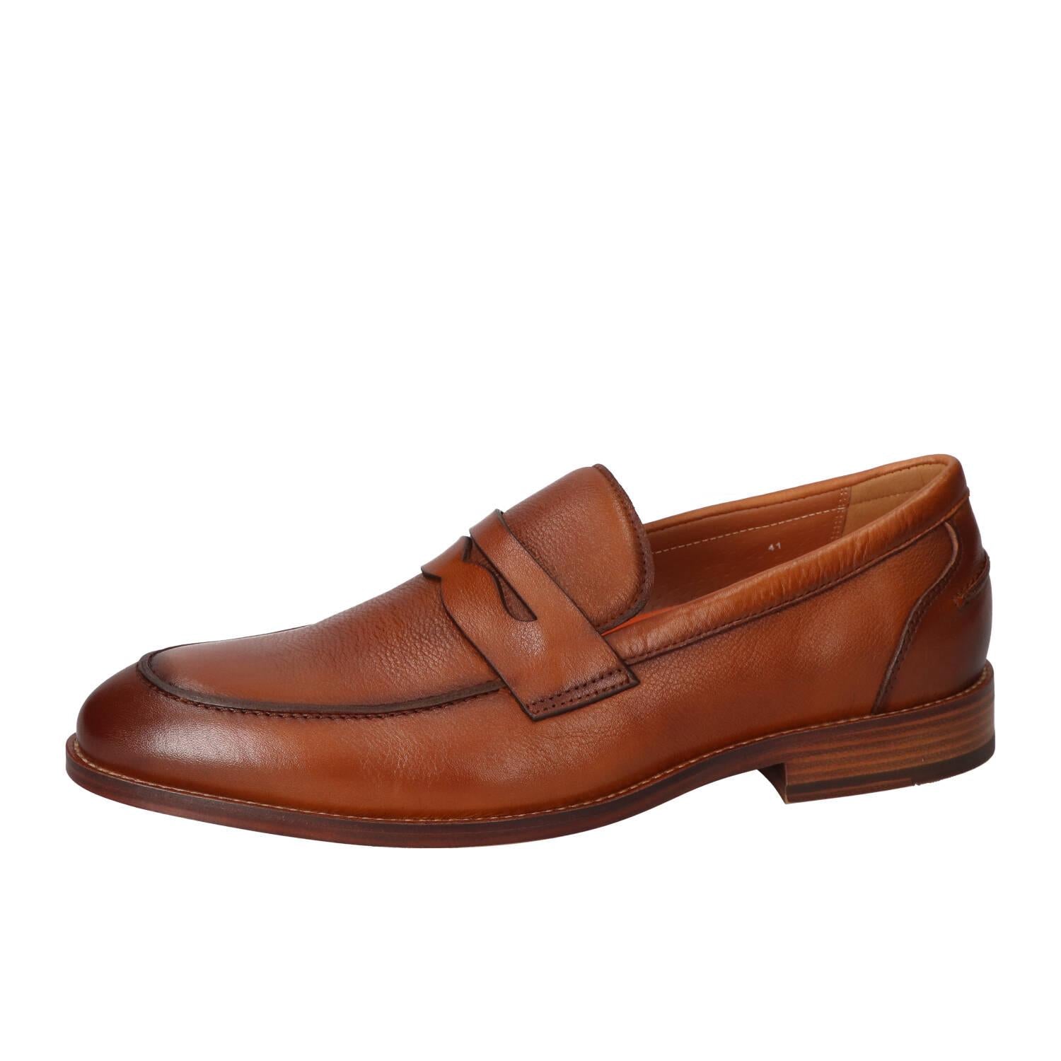 Chaussures à enfiler, Cognac