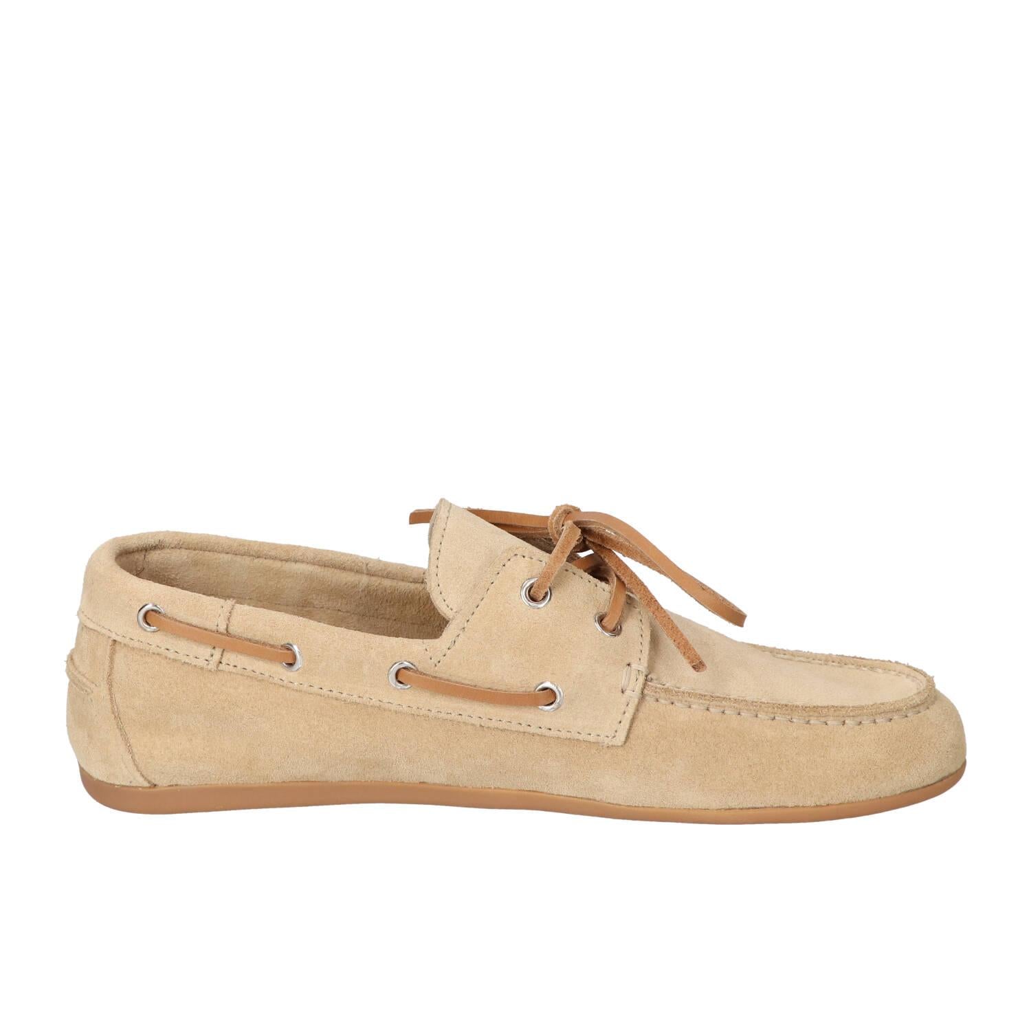 Veterschoenen, Lichtbeige