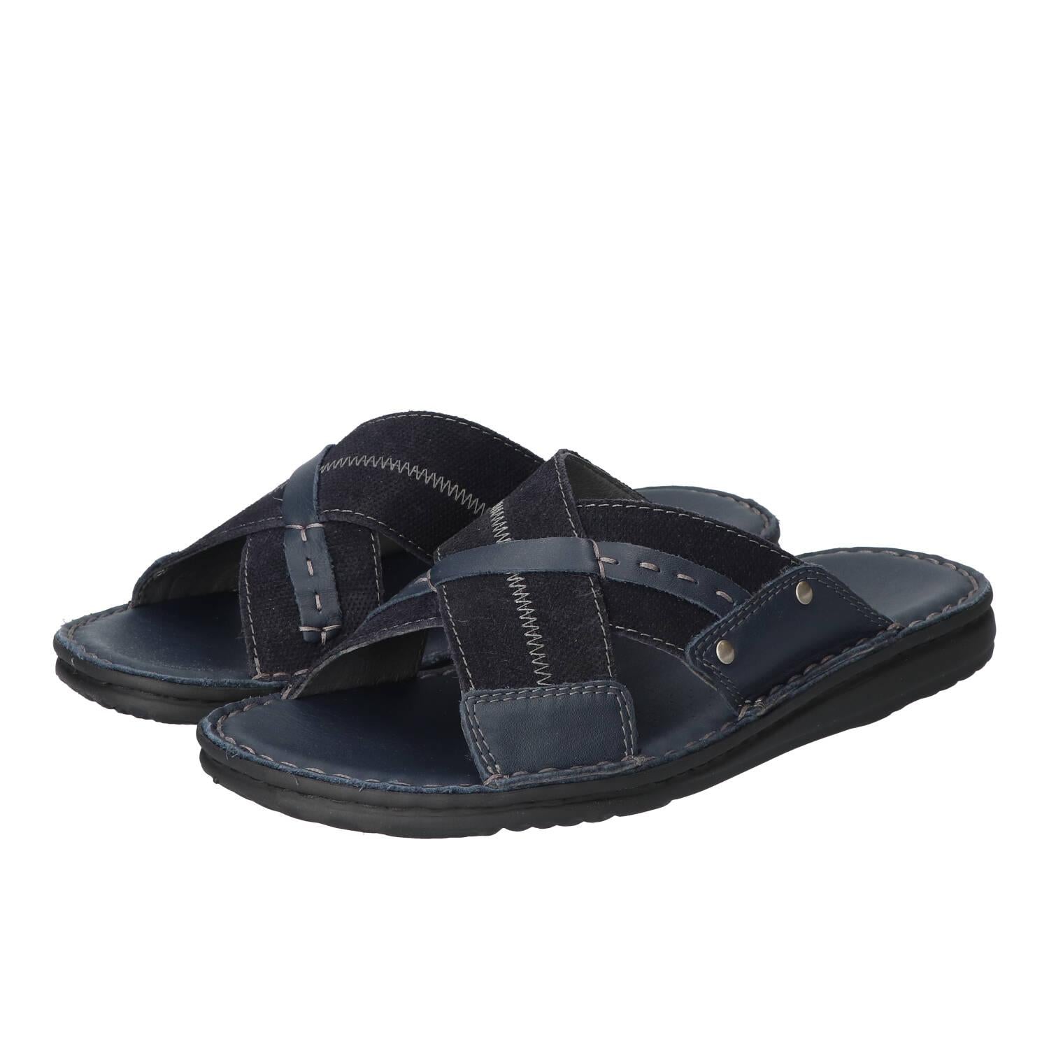 Slippers, Blauw