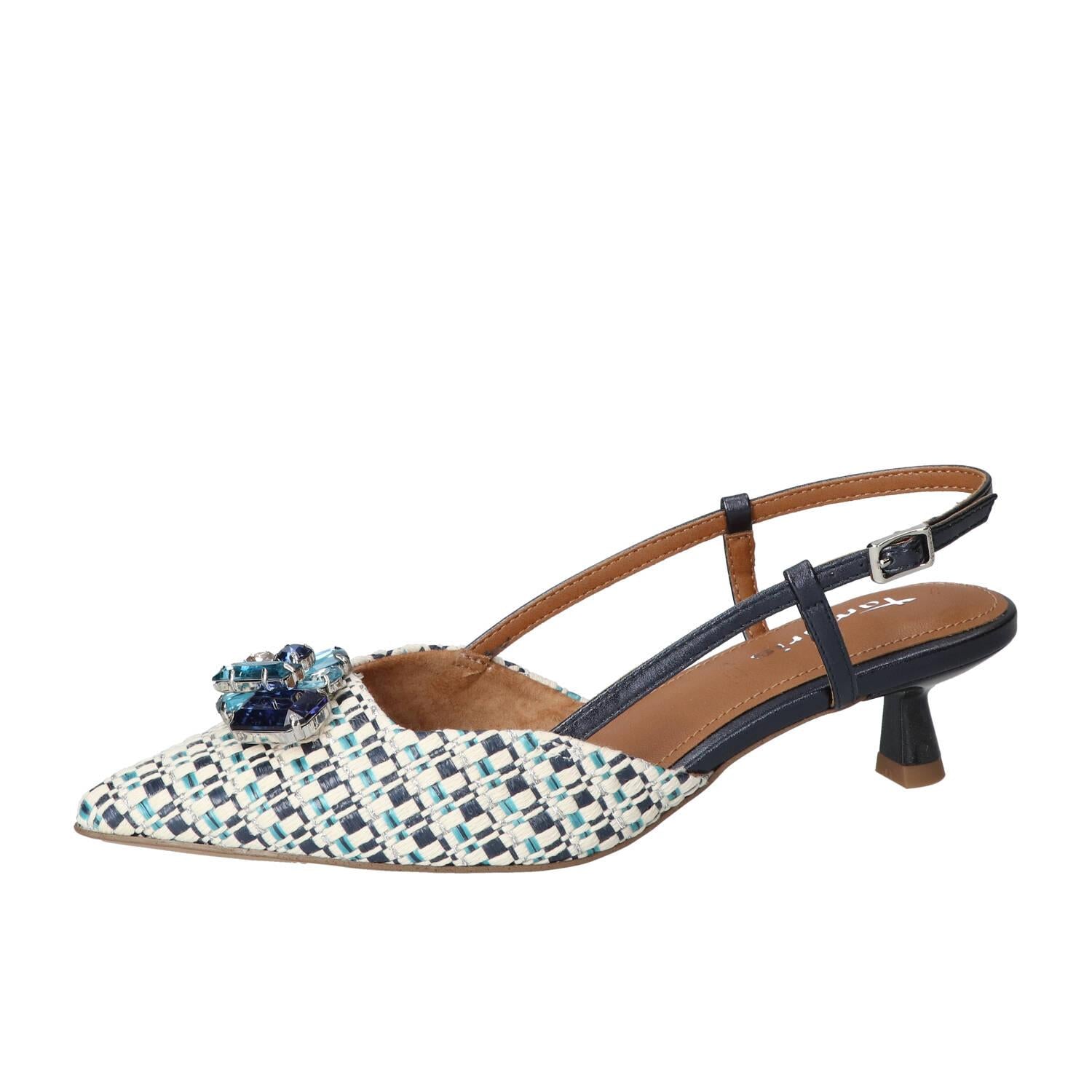 Slingback, Blauw